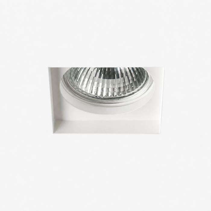 DANDY SQ Recessed Plaster Lamp - Frameless GU10 Ceiling Light (Rendl Light)