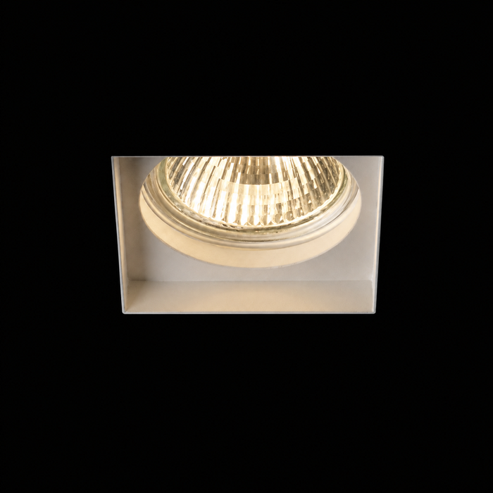DANDY SQ Recessed Plaster Lamp - Frameless GU10 Ceiling Light (Rendl Light)