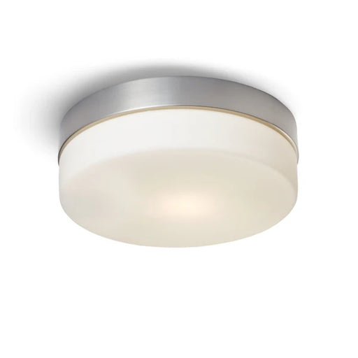 AWE 23 IP44 beltéri mennyezeti lámpa a Bazzikoshop kínálatában, Rendl Light, matt ezüst kivitelben opál üveggel