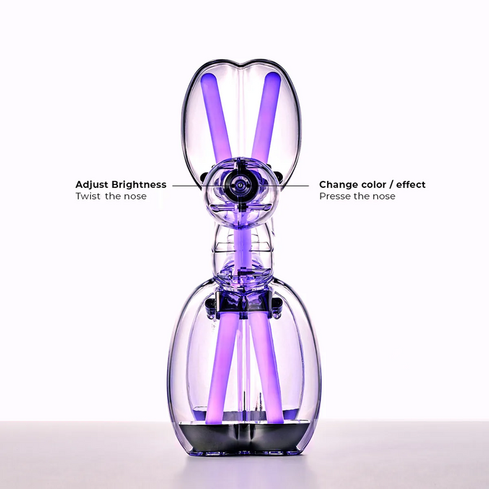 Lexon BALLOON DOG LAMP LED asztali lámpa, az orrnál állítható fényerővel és fényszínnel