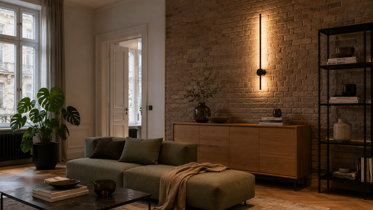 BEEM 80 közvetett lineáris LED fali lámpa a Bazzikoshop kínálatában, Rendl Light, beltéri és kültéri, homlokzatra