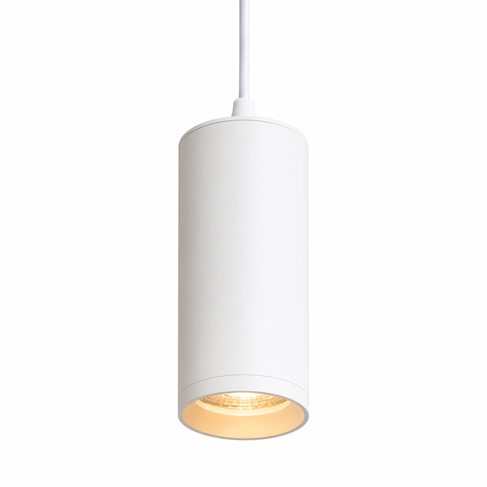 BELENOS minimál pendant spotlámpa a Bazzikoshop kínálatában, Rendl Light, fehér kivitelben közelről