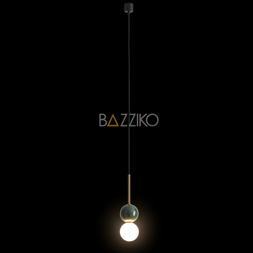 DALT S beltéri függőlámpa a Bazzikoshop kínálatában, Aromas del Campo, bekapcsolt állapotban sötét háttér előtt