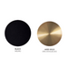 DOUL S beltéri függőlámpa fém színmintái a Bazzikoshop kínálatában, Aromas del Campo, fekete és antikolt arany kivitel