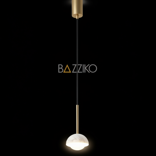 DUSSA S beltéri függőlámpa a Bazzikoshop kínálatában, Aromas del Campo, bekapcsolt állapotban sötét háttér előtt