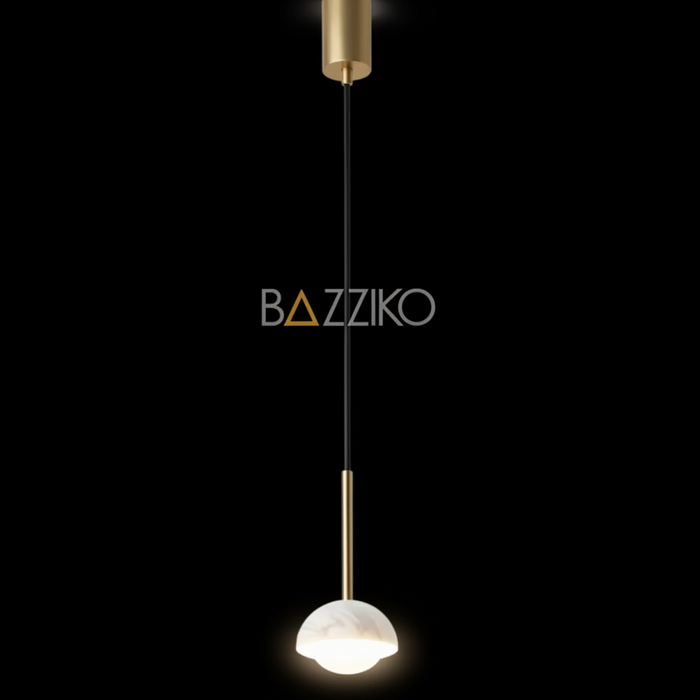 DUSSA S beltéri függőlámpa a Bazzikoshop kínálatában, Aromas del Campo, bekapcsolt állapotban sötét háttér előtt