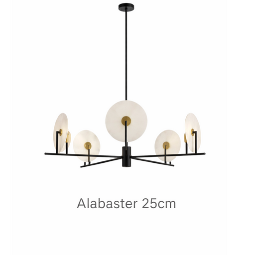 ERTO beltéri függőlámpa a Bazzikoshop kínálatában, Aromas del Campo, alabástrom korongokkal 25 cm