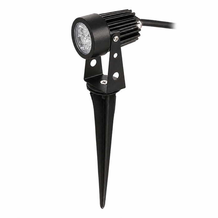 GUN kültéri tüskés spotlámpa a Bazzikoshop kínálatában, Rendl Light, fekete kivitelben