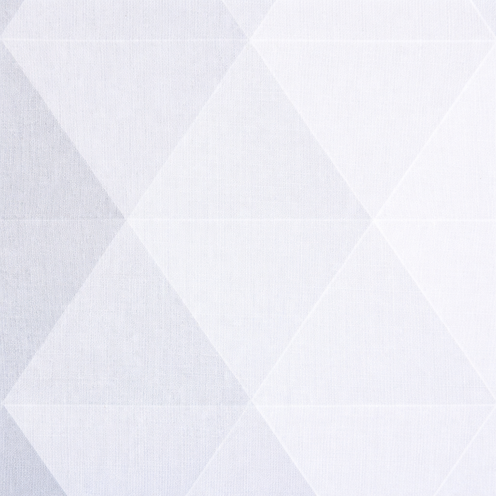 JAKARANDA 40 textil lámpaernyő anyagának közelije a Bazzikoshop kínálatában, Rendl Light, geometrikus szövésmintával