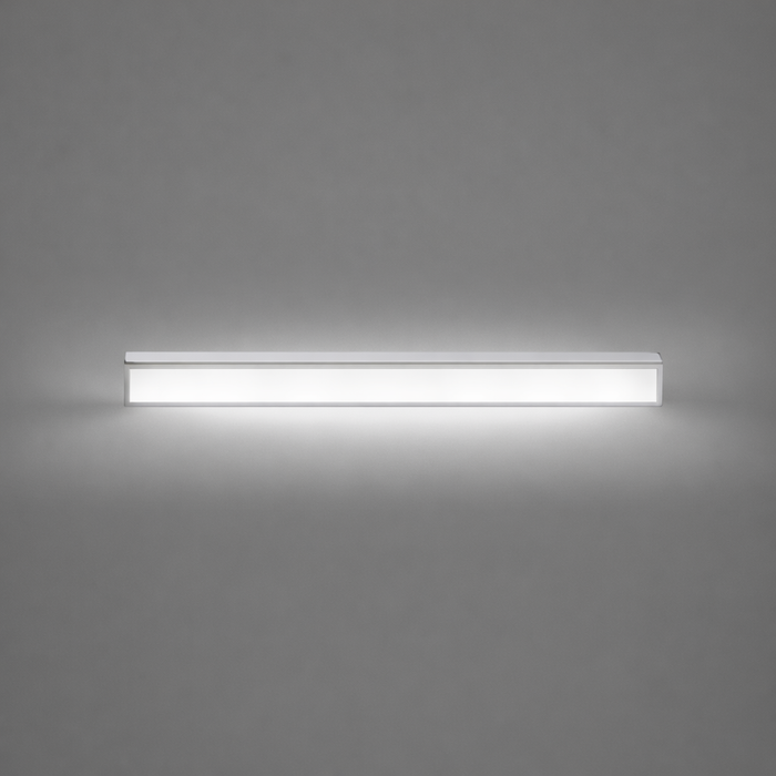 MARINA 90 lineáris fürdőszobai fali lámpa a Bazzikoshop kínálatában, Rendl Light, bekapcsolt állapotban