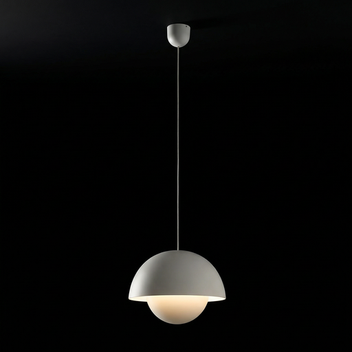 MARISOL modern függőlámpa a Bazzikoshop kínálatában, Faro Barcelona, bekapcsolt állapotban sötét háttér előtt