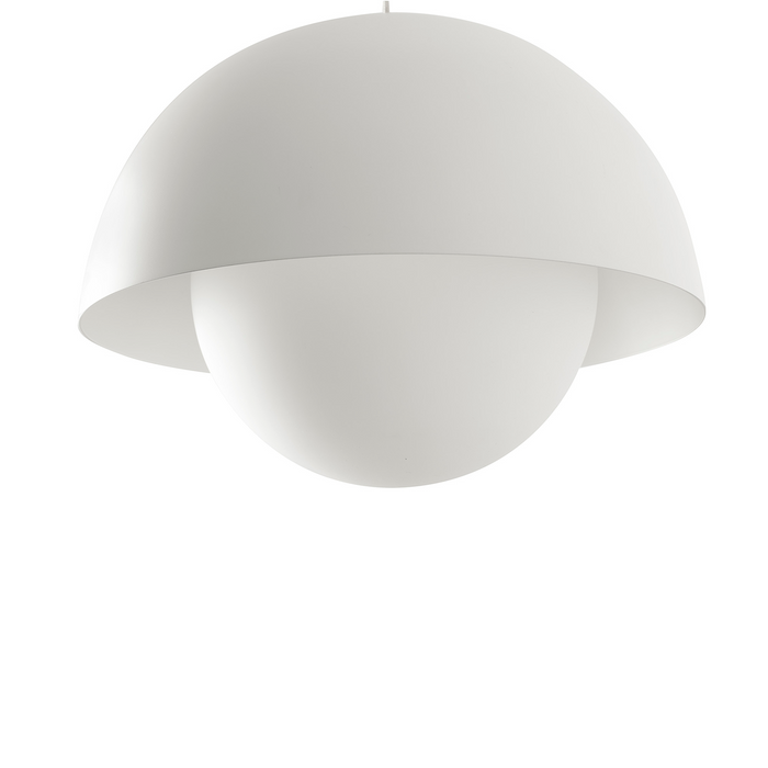 MARISOL modern függőlámpa részlete a Bazzikoshop kínálatában, Faro Barcelona, fehér kivitelben közelről
