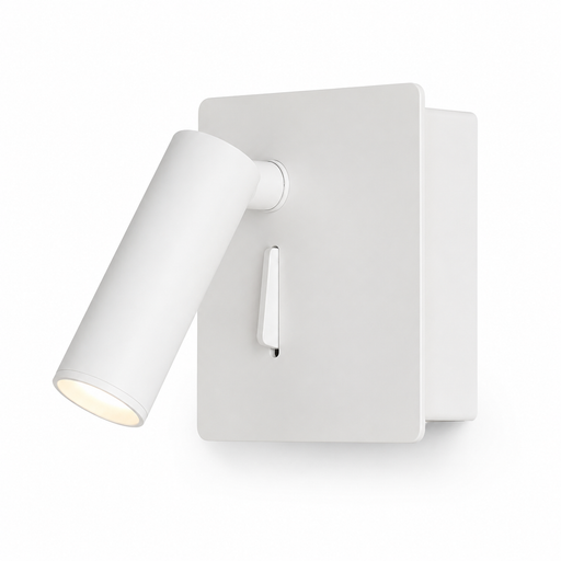 MIG beltéri LED fali spotlámpa kapcsolóval a Bazzikoshop kínálatában, Rendl Light, fehér kivitelben