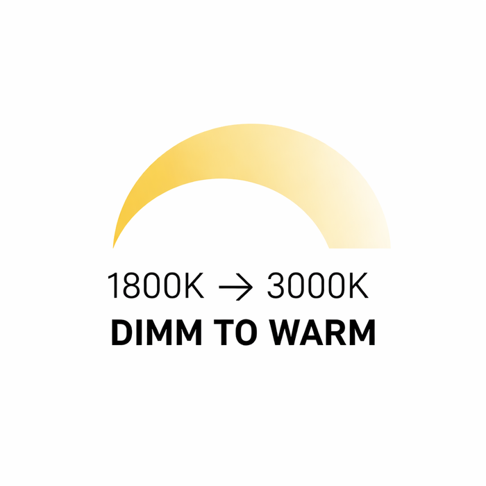 OWEN süllyesztett mennyezeti lámpa dim-to-warm funkciója a Bazzikoshop kínálatában, Rendl Light