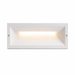 RAGG recessed fali lámpa elölnézetben a Bazzikoshop kínálatában, Rendl Light, fehér kivitelben