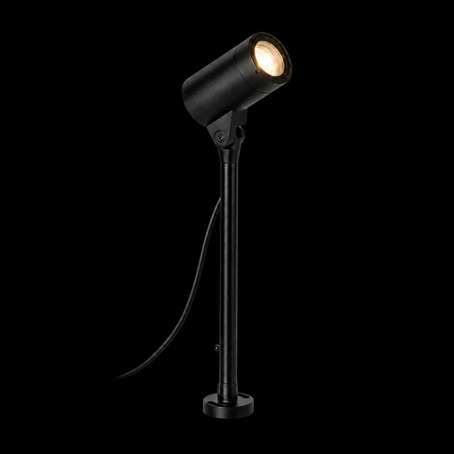 SAU 471 kültéri LED spotlámpa a Bazzikoshop kínálatában, Faro Barcelona, bekapcsolt állapotban