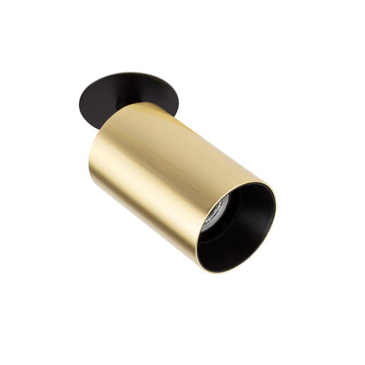 STAN Satin Gold beltéri süllyesztett mennyezeti lámpa a Bazzikoshop kínálatában, Faro Barcelona, szatén arany kivitelben