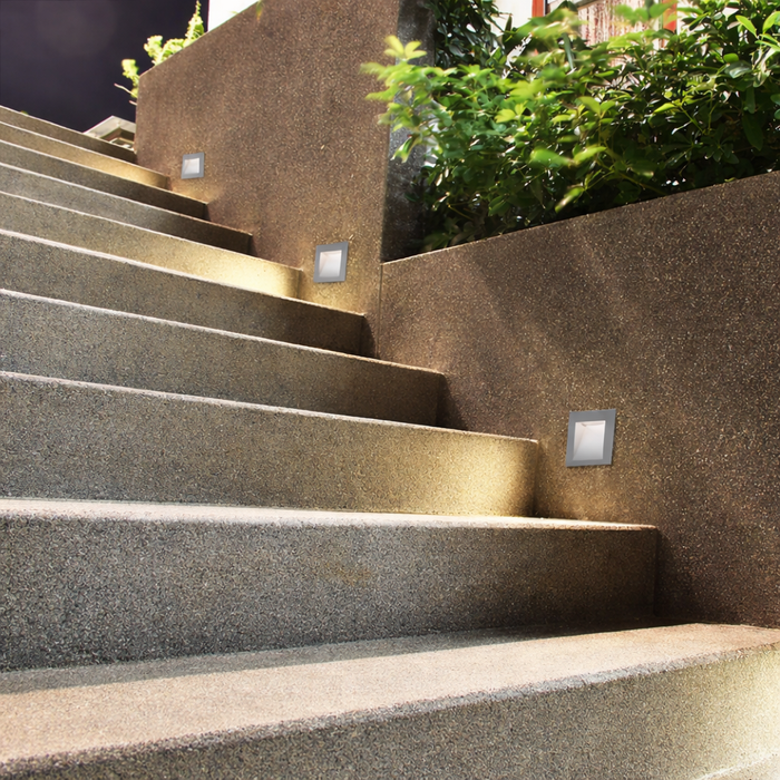 TESS SQ LED kültéri beltéri recessed fali lámpa kültéri lépcsőn a Bazzikoshop kínálatában, Rendl Light